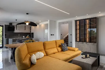 Villa in Kostrena for 8 with Heated Pool and Sea View