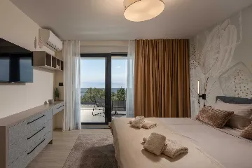 Villa in Kostrena for 8 with Heated Pool and Sea View