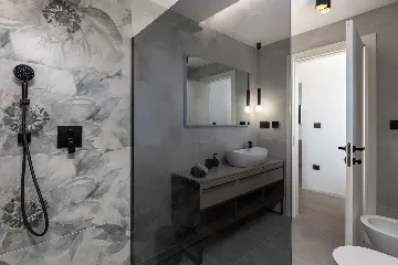 Villa in Kostrena for 8 with Heated Pool and Sea View