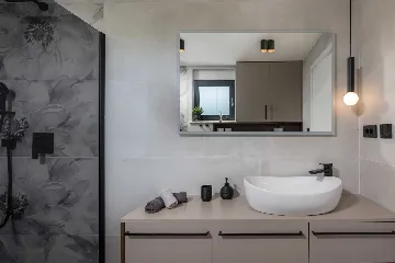 Villa in Kostrena for 8 with Heated Pool and Sea View