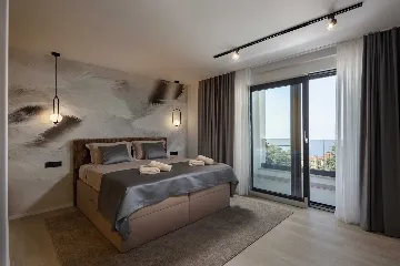 Villa in Kostrena for 8 with Heated Pool and Sea View