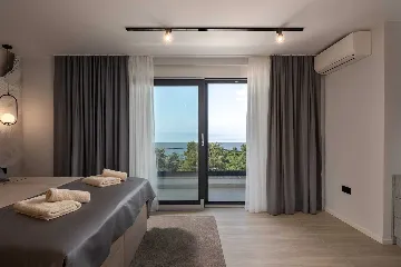 Villa in Kostrena for 8 with Heated Pool and Sea View