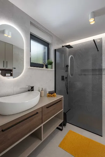 Villa in Kostrena for 8 with Heated Pool and Sea View