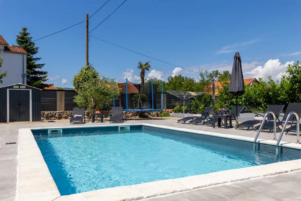 Villa in Brzac (Krk) with Private Pool for 8