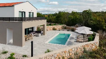 Modern Villa in Kras (Krk) for Up to 8 Guests