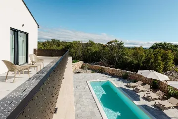 Modern Villa in Kras (Krk) for Up to 8 Guests