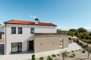 Modern Villa in Kras (Krk) for Up to 8 Guests