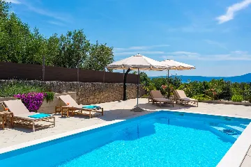 Villa with Pool and Sea Views in Bajčići (Krk)