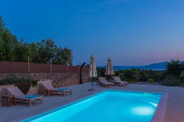 Villa with Pool and Sea Views in Bajčići (Krk)