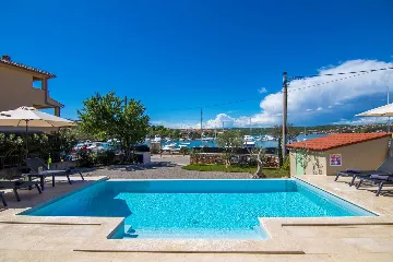 Klimno (Krk) Villa for 8 Guests with Heated Pool