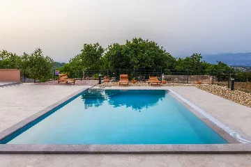 Villa with Private Pool and Sea View in Tribulje