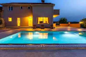 Villa with Private Pool and Sea View in Tribulje