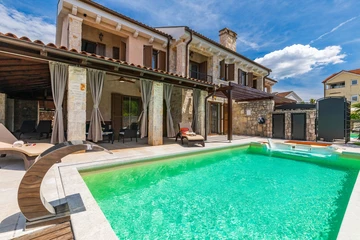 Porat (Krk) Villa with Heated Private Pool