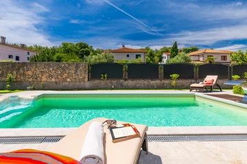 Porat (Krk) Villa with Heated Private Pool
