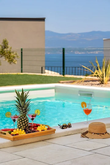 Seaside Family Villa in Vrbnik, Krk