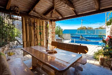 Stone Villa with Pool in Županje, Krk