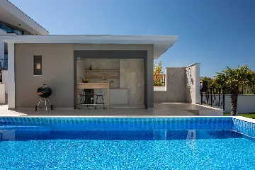 Malinska (Krk) Villa for 12 Guests with Private Pool