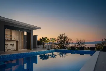 Malinska (Krk) Villa for 12 Guests with Private Pool