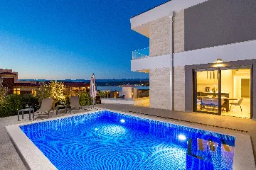 Malinska (Krk) 2-Bedroom Apartment with Private Pool