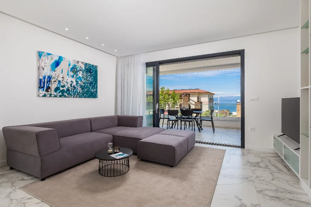 Malinska (Krk) 2-Bedroom Apartment with Private Pool