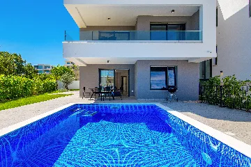 Apartment in Malinska with Private Pool and Sea View