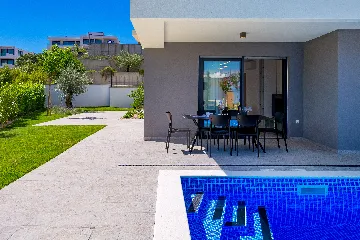 Apartment in Malinska with Private Pool and Sea View