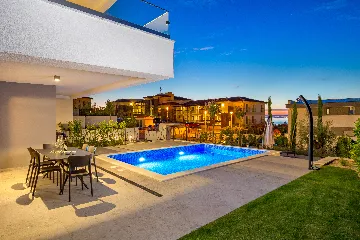 Apartment in Malinska with Private Pool and Sea View