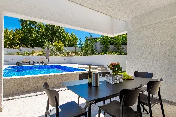 Apartment in Malinska with Private Pool and Sea View