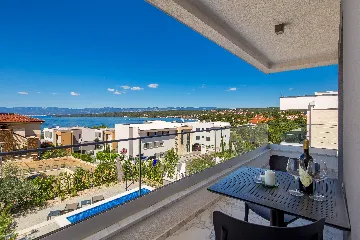 Apartment in Malinska with Private Pool and Sea View