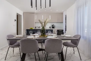 Apartment in Malinska with Private Pool and Sea View