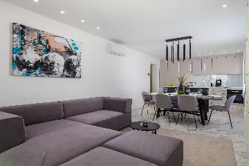 Apartment in Malinska with Private Pool and Sea View