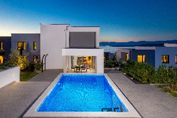 Apartment in Malinska with Private Pool and Sea View