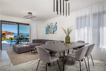 Apartment in Malinska with Private Pool and Sea View