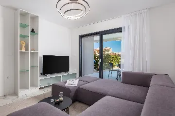 Apartment in Malinska with Private Pool and Sea View