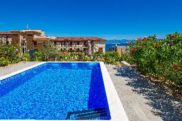 Apartment in Malinska with Private Pool and Sea View