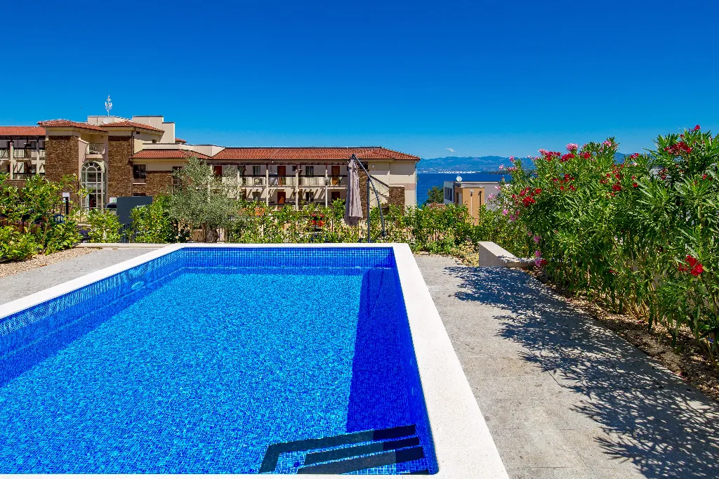 Apartment in Malinska with Private Pool and Sea View