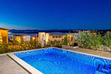 Apartment in Malinska with Private Pool and Sea View