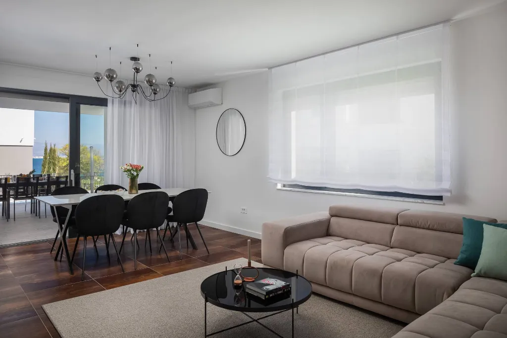 Apartment in Malinska with Private Pool and Sea View