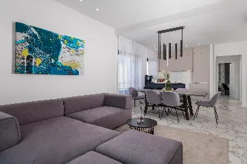 Penthouse Apartment with Sea-View Whirlpool in Malinska