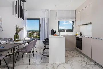 Penthouse Apartment with Sea-View Whirlpool in Malinska