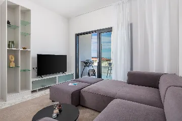 Penthouse Apartment with Sea-View Whirlpool in Malinska