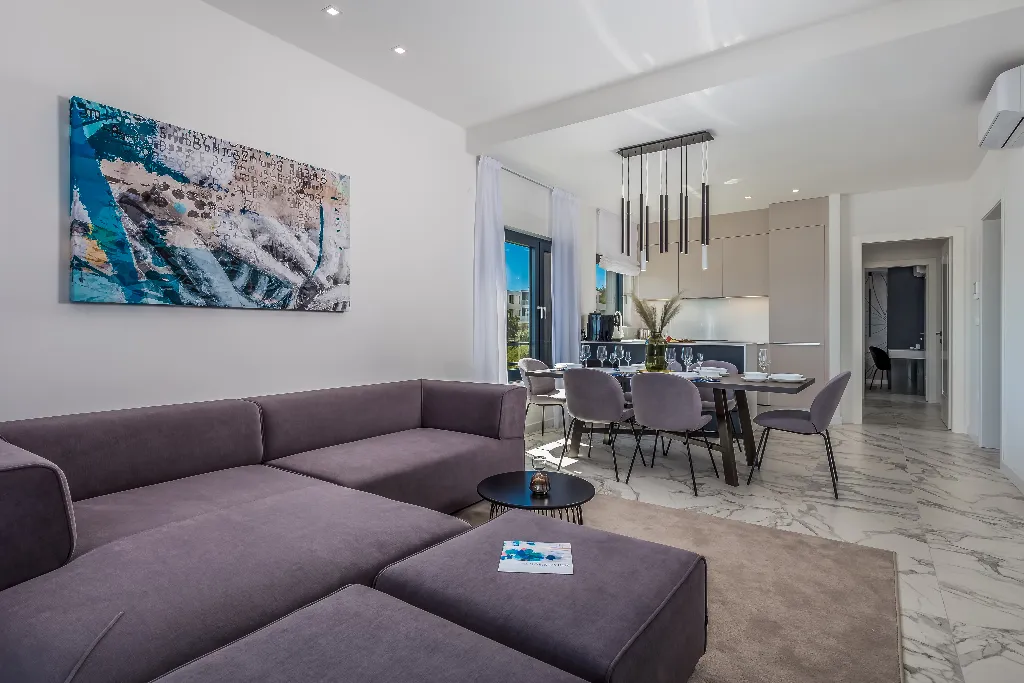 Penthouse Apartment with Sea-View Whirlpool in Malinska