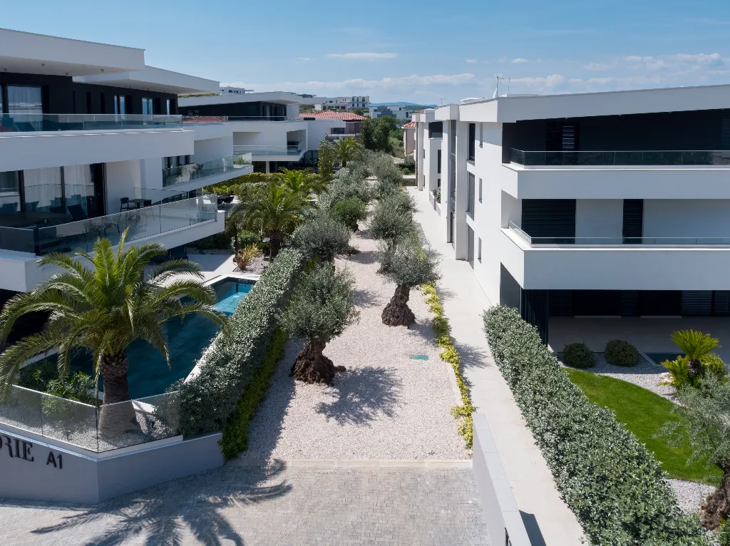 Malinska (Krk) Sea View Apartment for 7 Guests