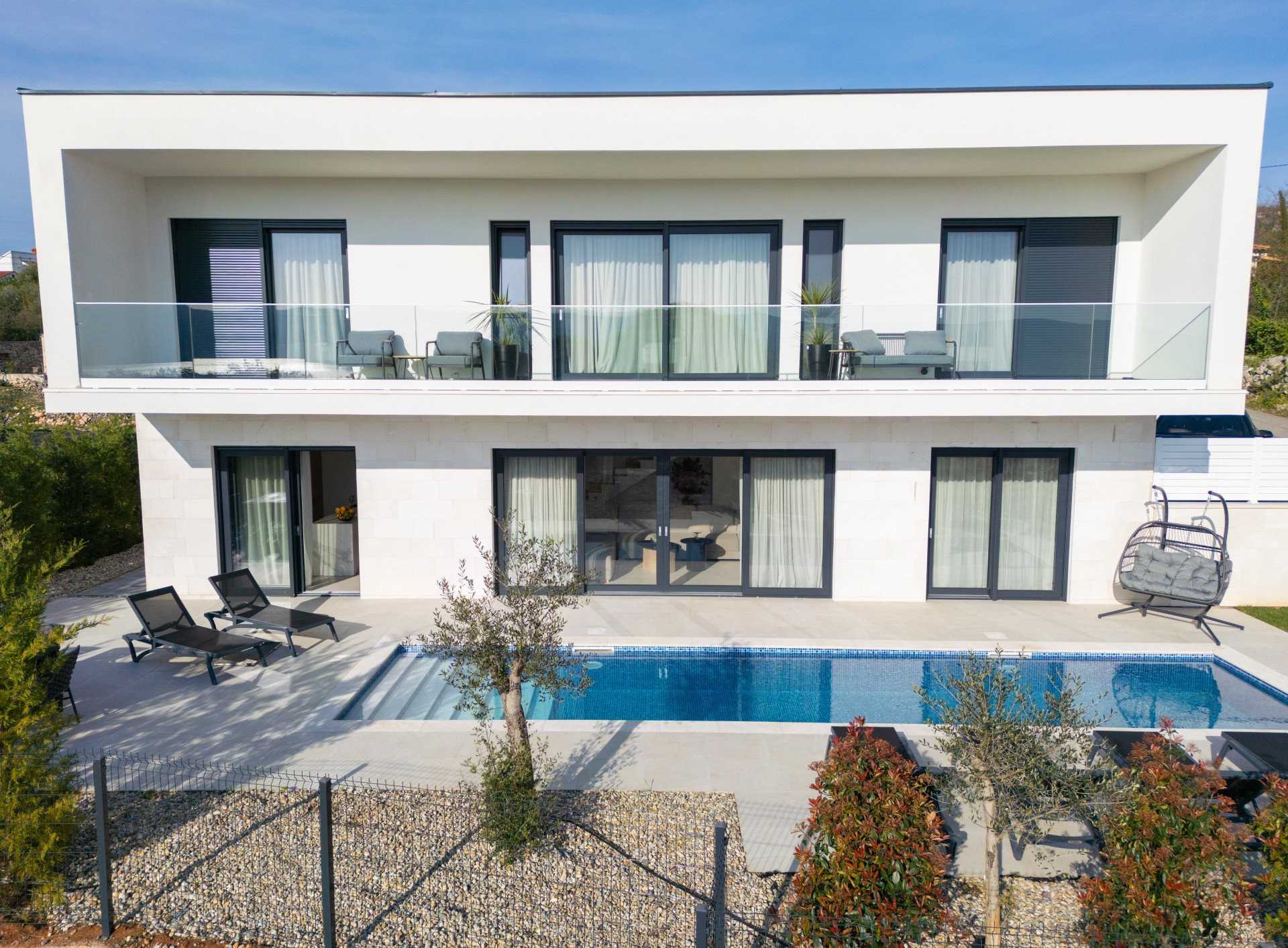 Modern Villa Sensei with Private Pool and Sea View