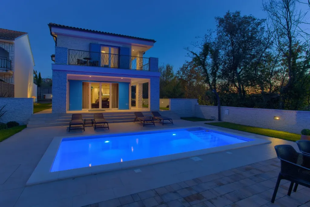 Modern Villa in Malinska on Krk for 12