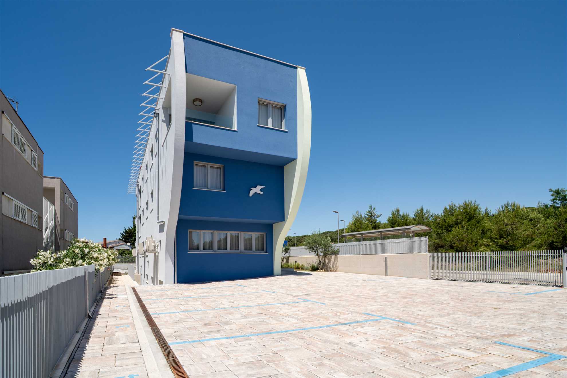 Villa Galeb - Apartment mit privatem Pool und Meerblick