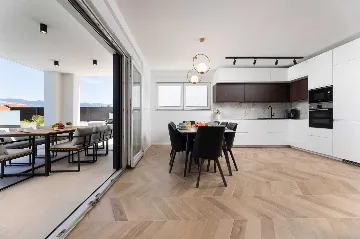 Klimno Krk Villa with Heated Pool and Sea Views