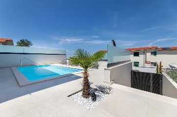 Klimno Krk Villa with Heated Pool and Sea Views