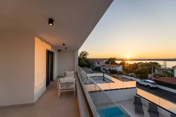 Klimno Krk Villa with Heated Pool and Sea Views