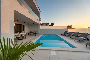 Klimno Krk Villa with Heated Pool and Sea Views